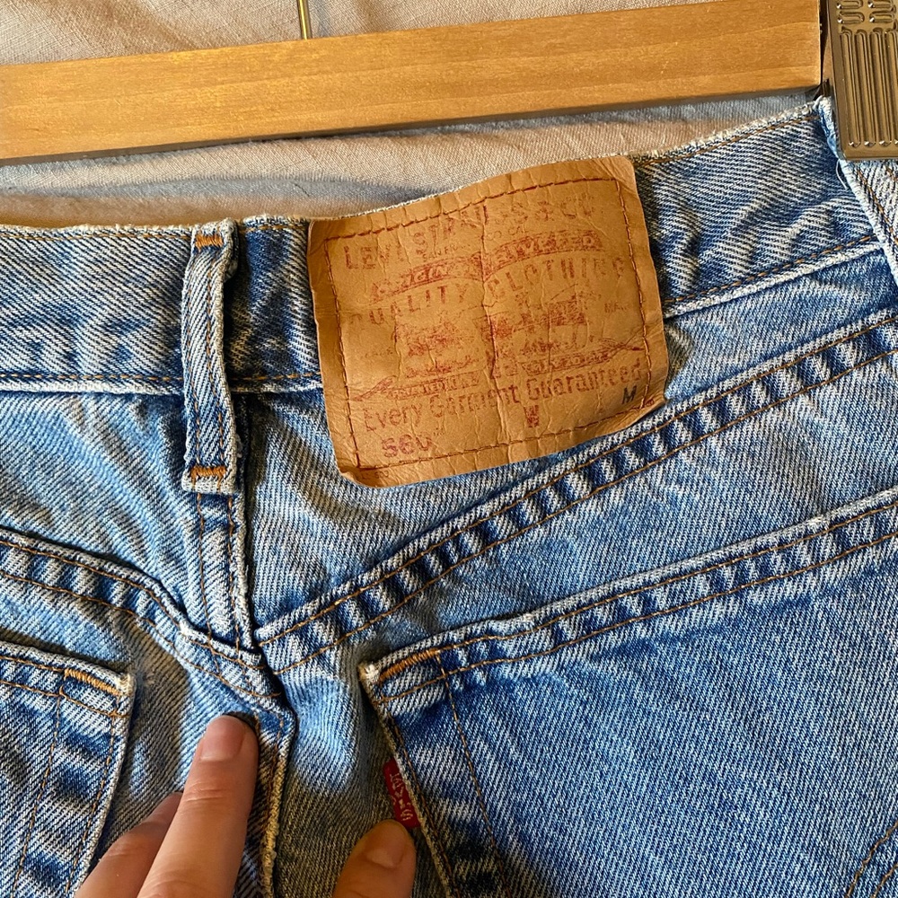Levi's Blue Denim shorts